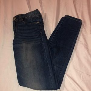 Aeropostale dark blue ripped jeans